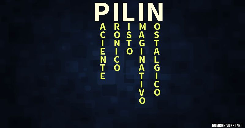 Acróstico pilin