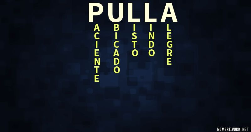 Acróstico pulla