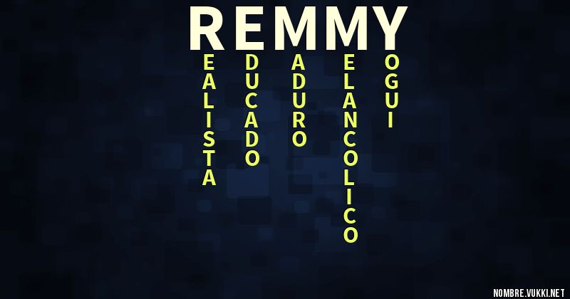 Acróstico remmy