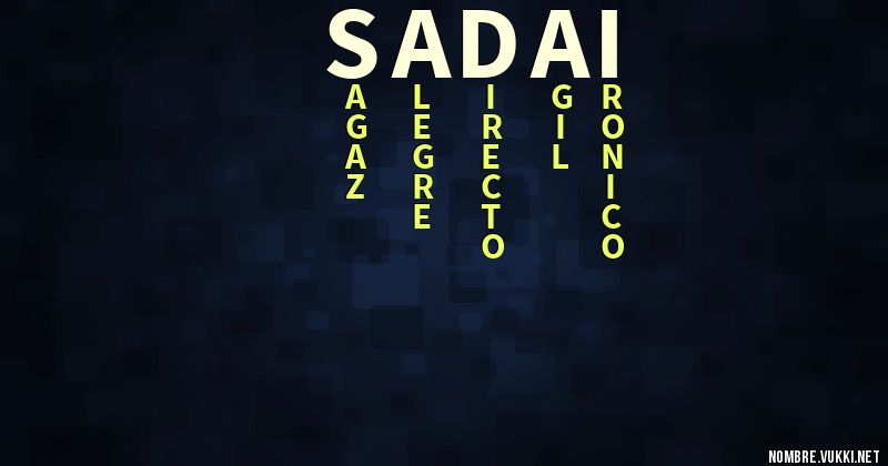 Acróstico sadai