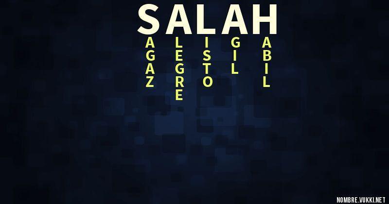 Acróstico salah