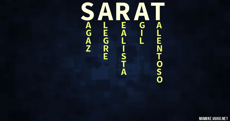 Acróstico sarat