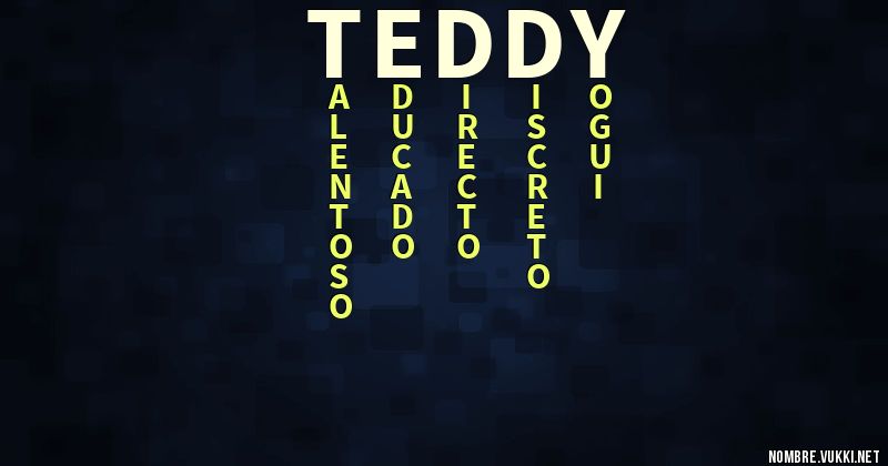 Acróstico teddy
