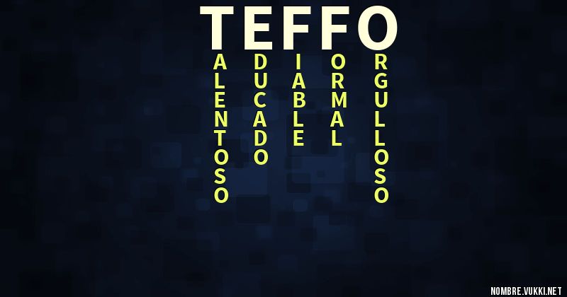 Acróstico teffo