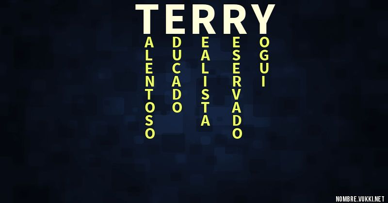Acróstico terry
