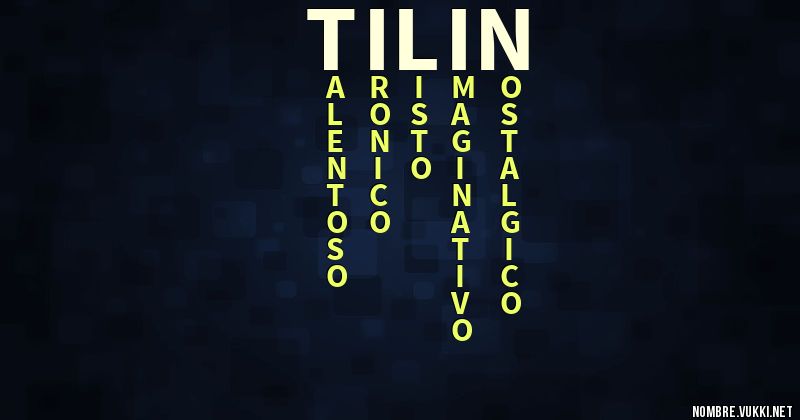 Acróstico tilin