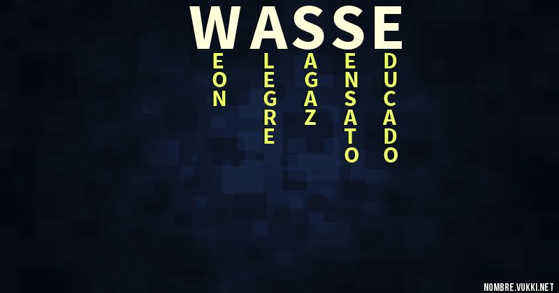 Acróstico wasse