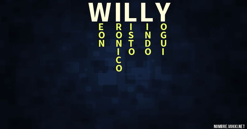 Acróstico willy