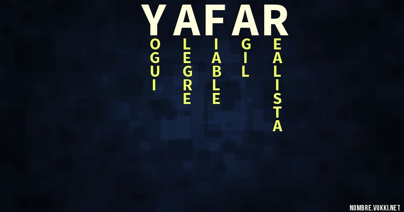 Acróstico yafar