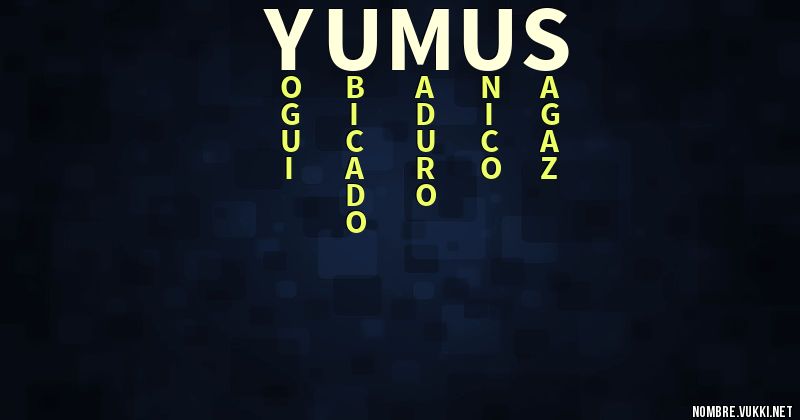 Acróstico yumus