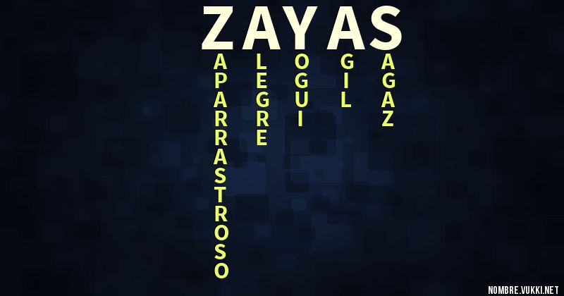 Acróstico zayas