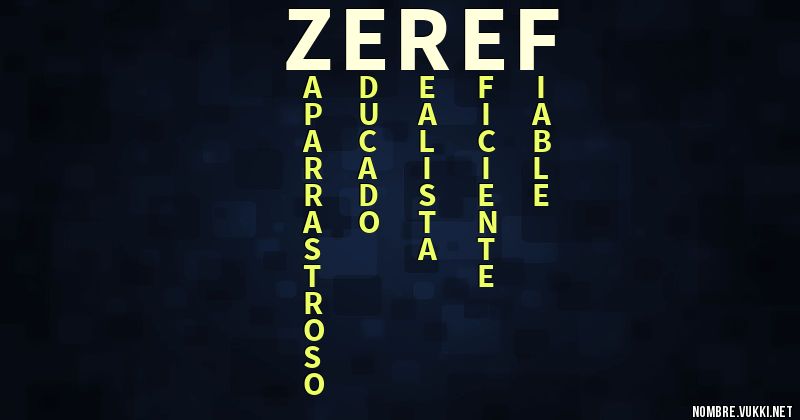 Acróstico zeref