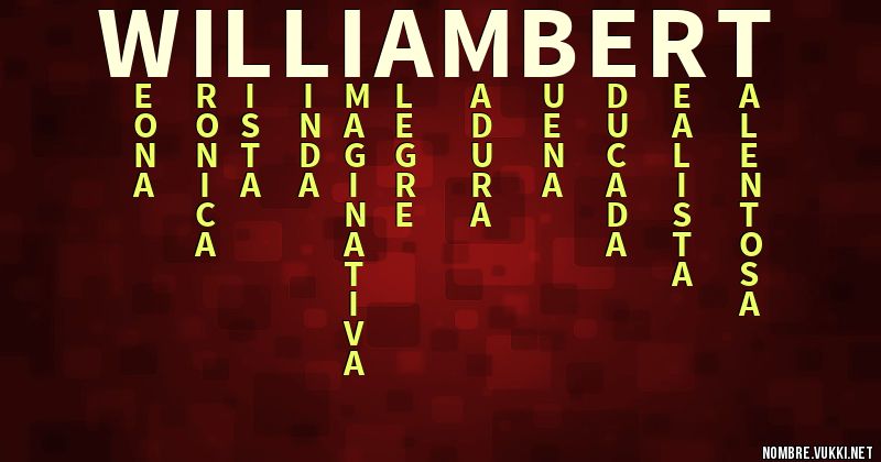 Acróstico williambert