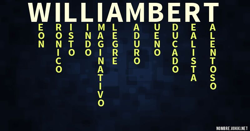 Acróstico williambert