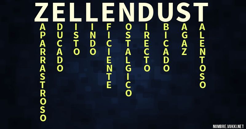 Acróstico zellendust