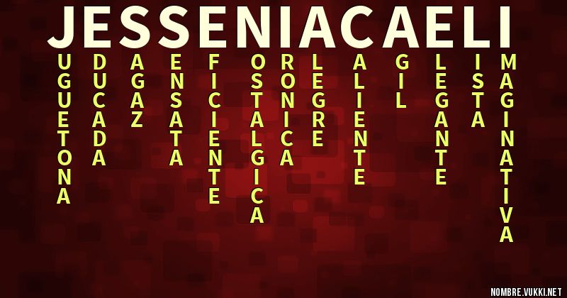 Acróstico jessenia caeli