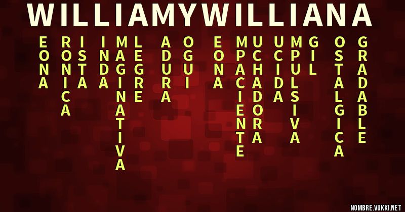 Acróstico william y williana