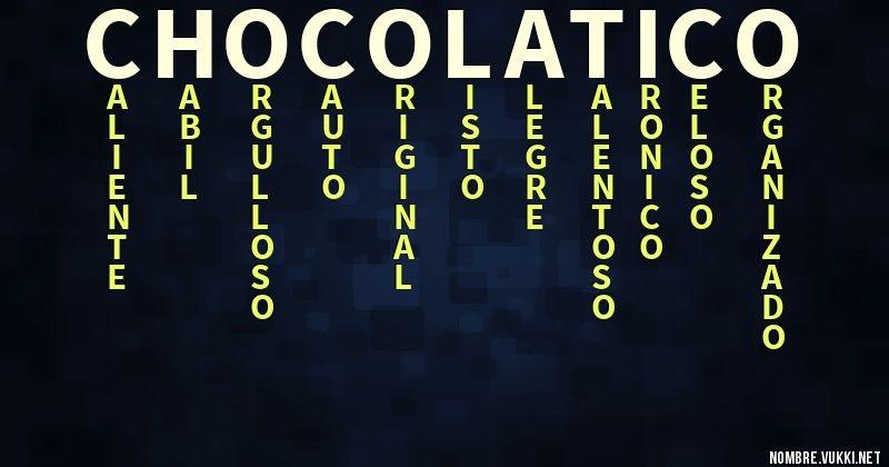 Acróstico chocolatico