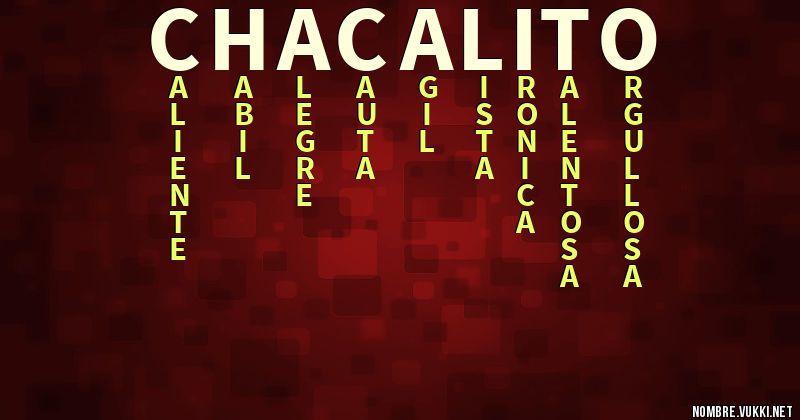 Acróstico chacalito