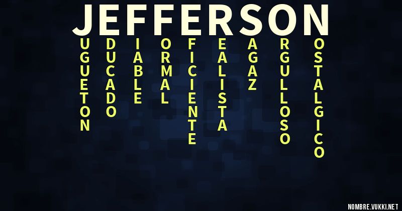 Acróstico jefferson