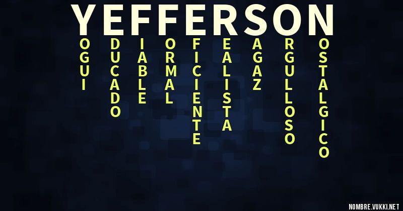 Acróstico yefferson
