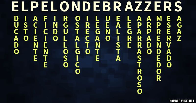 Acróstico el pelón de brazzers