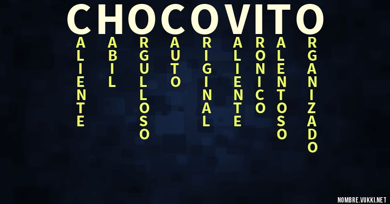 Acróstico chocovito