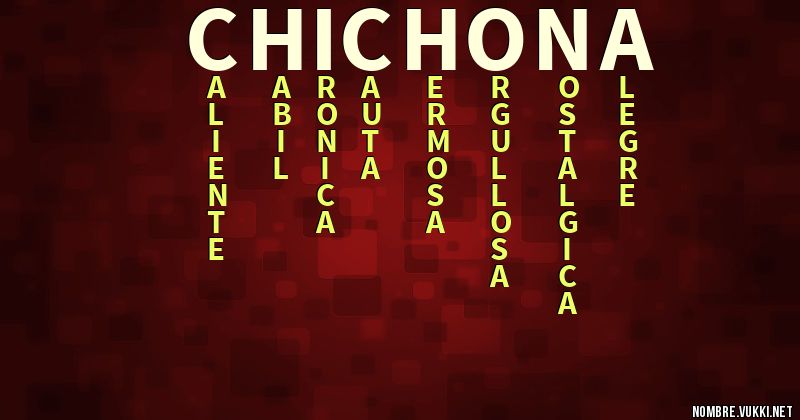 Acróstico chichona
