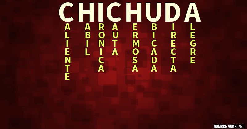 Acróstico chichuda