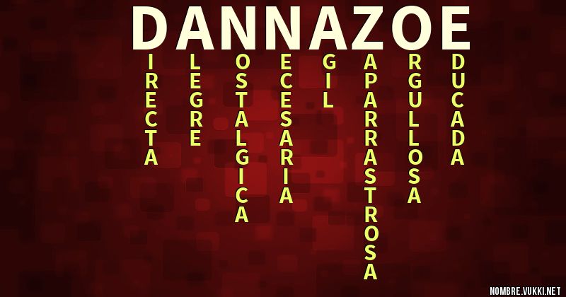 Acróstico danna zoe