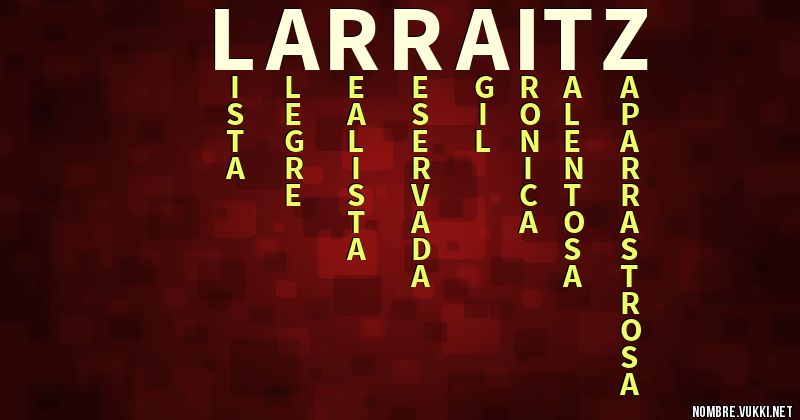 Acróstico larraitz