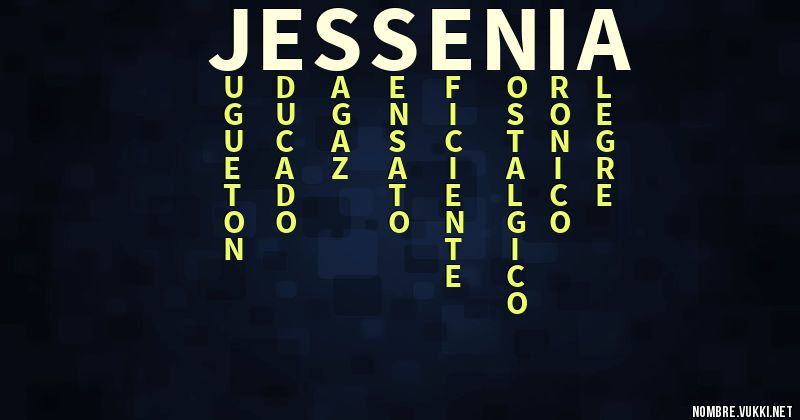 Acróstico jessenia