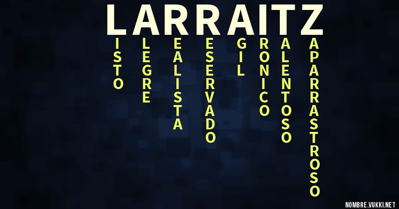 Acróstico larraitz