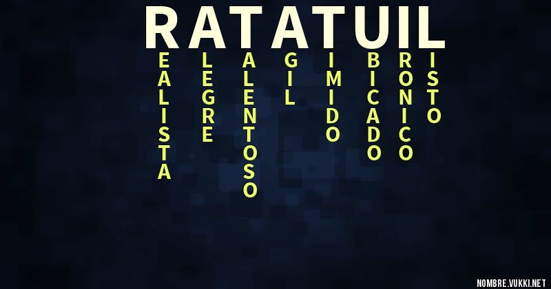 Acróstico ratatuil