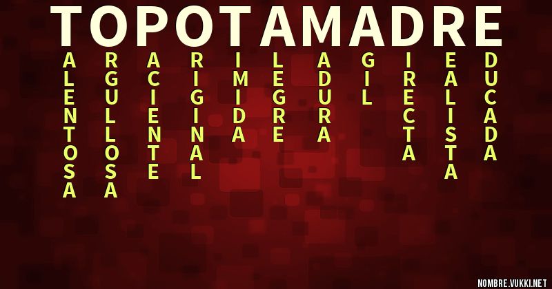 Acróstico topotamadre