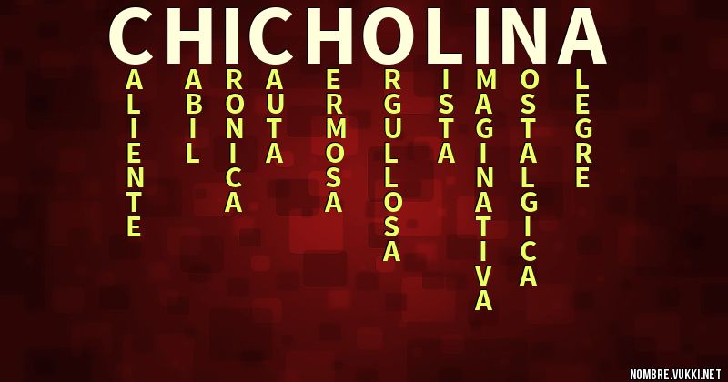 Acróstico chicholina