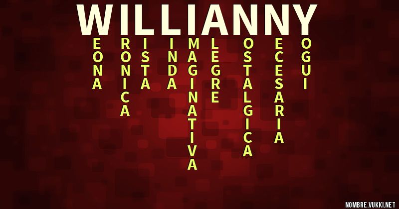 Acróstico willianny
