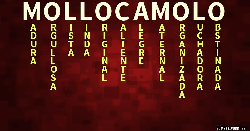 Acróstico mollo camolo