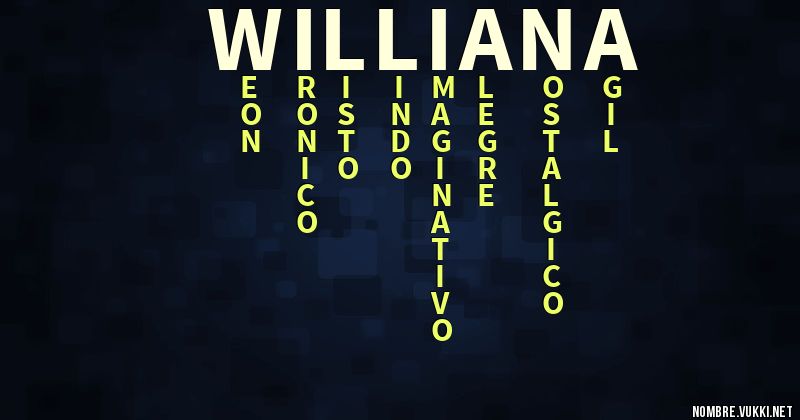 Acróstico williana