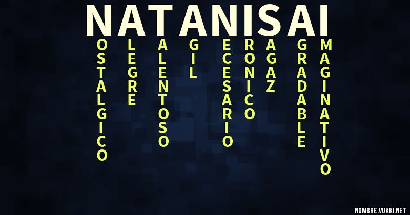 Acróstico natan isai
