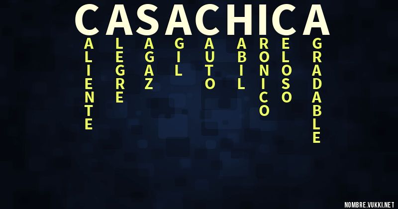 Acróstico casachica
