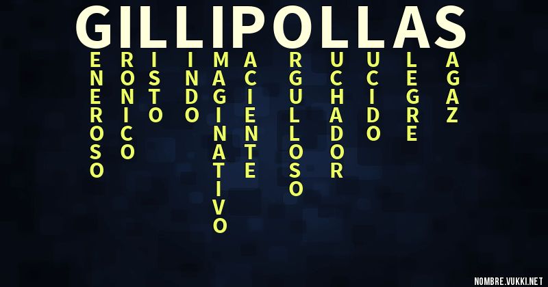 Acróstico gillipollas