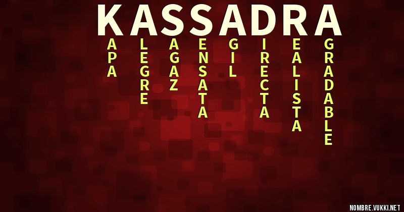 Acróstico kassadra