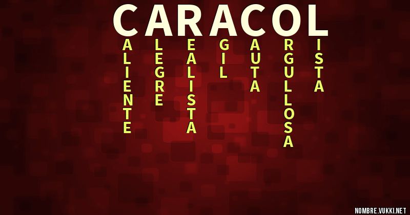 Acróstico caracol