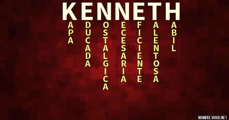 Acróstico kenneth