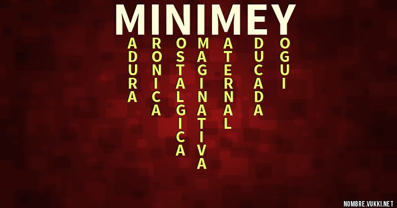 Acróstico minimey