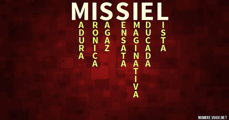 Acróstico missiel