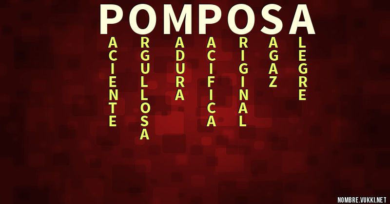 Acróstico pomposa