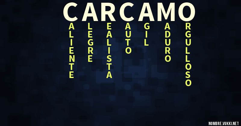 Acróstico carcamo