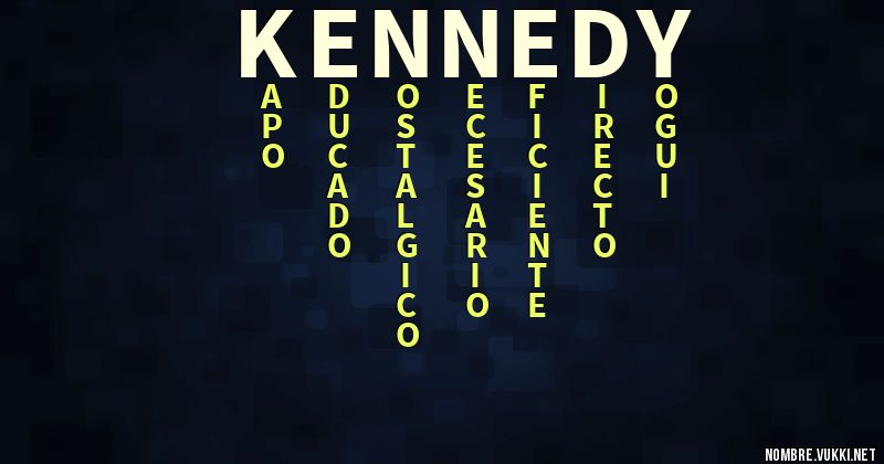 Acróstico kennedy